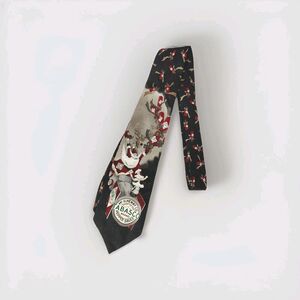 Tabasco Sauce Santa Claus Christmas novelty necktie silk 59 x 4 inch